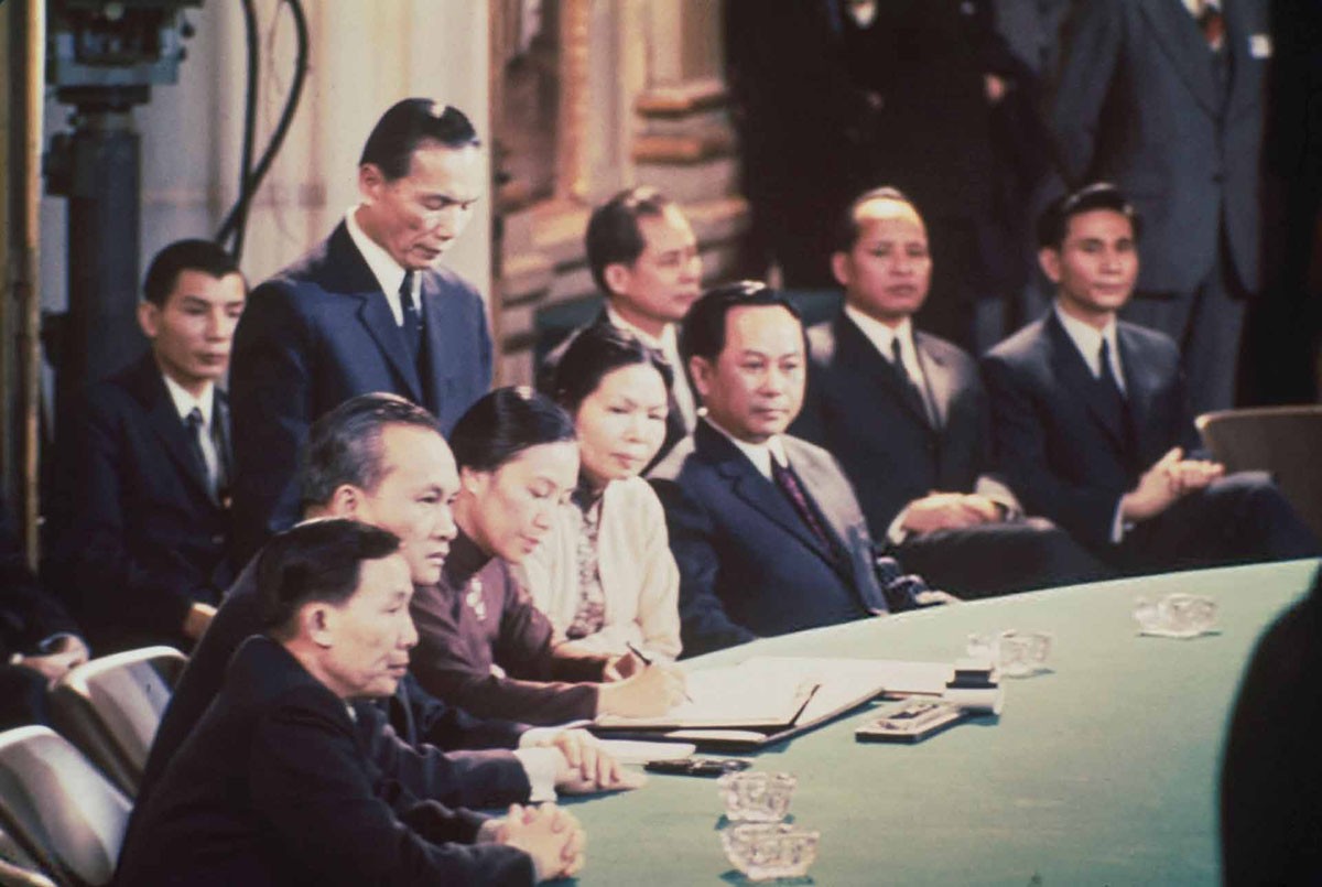 Signing of 1973 Paris Peace Accords led to peace and national reunification Signing of 1973 Paris Peace Accords led to peace and national reunification