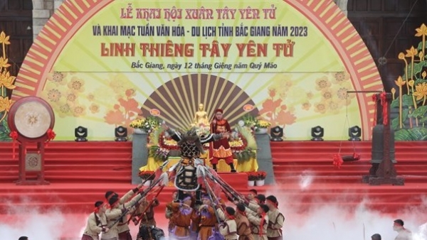 Tay Yen Tu Spring Festival, Culture - Tourism Week 2023 open in Bac Giang