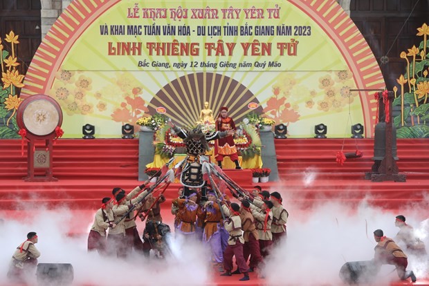 Tay Yen Tu Spring Festival, Culture - Tourism Week open in Bac Giang