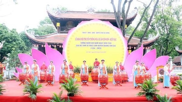 Con Son-Kiep Bac Spring Festival 2023 opens in Chi Linh city