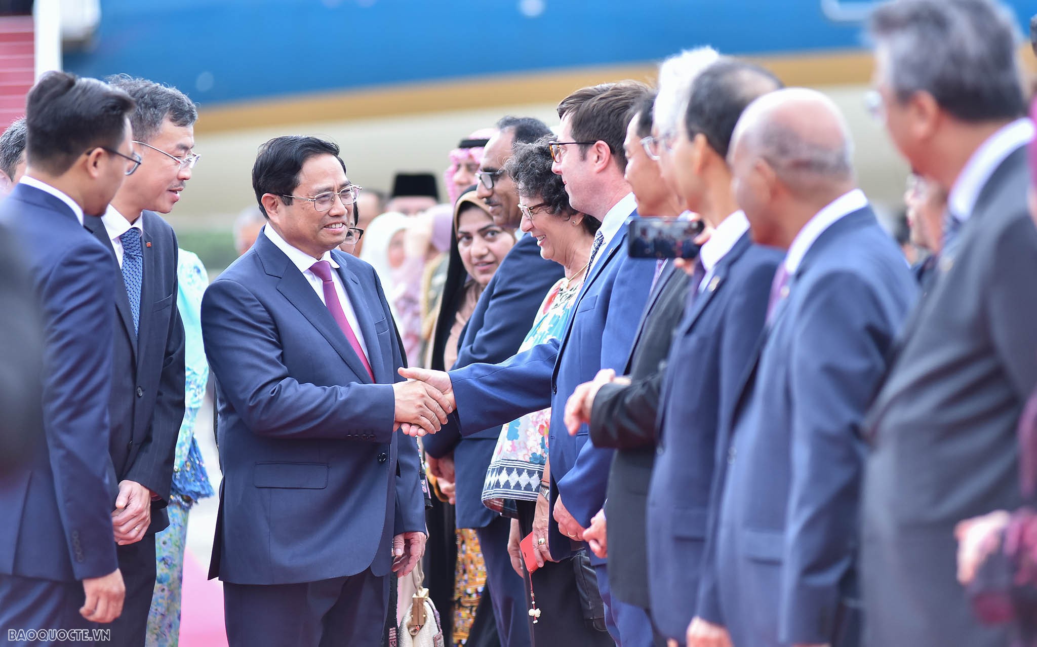 Official welcome ceremony held for Prime Minister Pham Minh Chinh in Brunei
