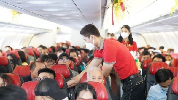Vietjet offers tickets from only 1,402 VND on "three golden days" on occasion of Valentine Day