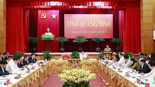 Prime Minister Pham Minh Chinh has meeting with Quang Ninh province