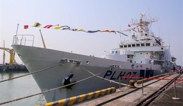 Japan Coast Guard patrol ship docked at Tien Sa Port to visit Da Nang