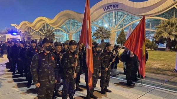 Vietnam joins search, rescue efforts in Turkey