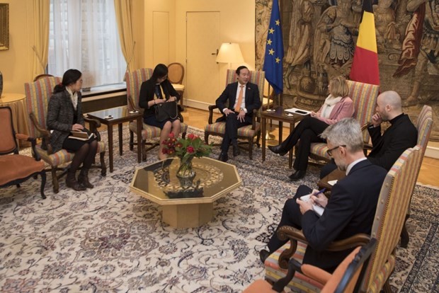 Belgian Lower House President supports strengthening relations with Vietnam