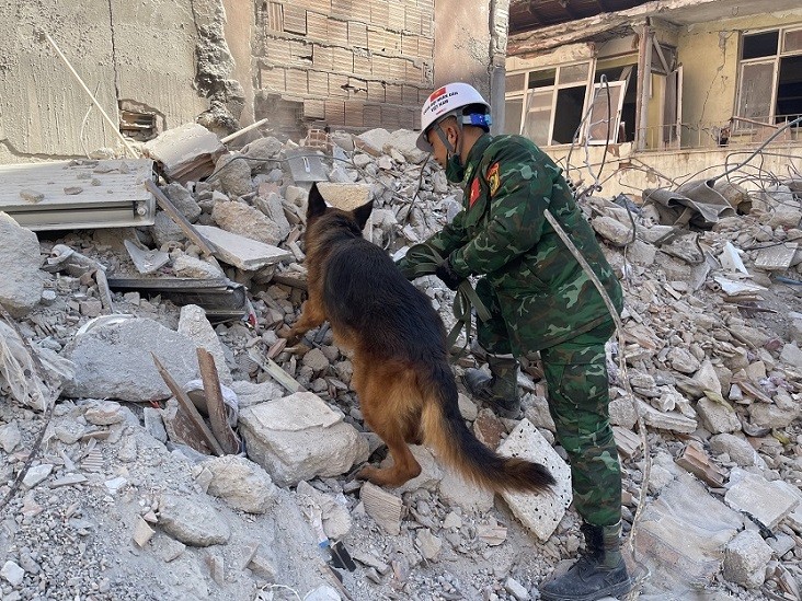 So far Vietnam’s rescue team discovers 15 sites with quake victims in Turkey