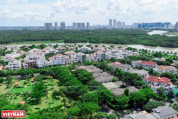 HCM City city targets turning 10,300ha of land into green spaces. (Photo: VNA)