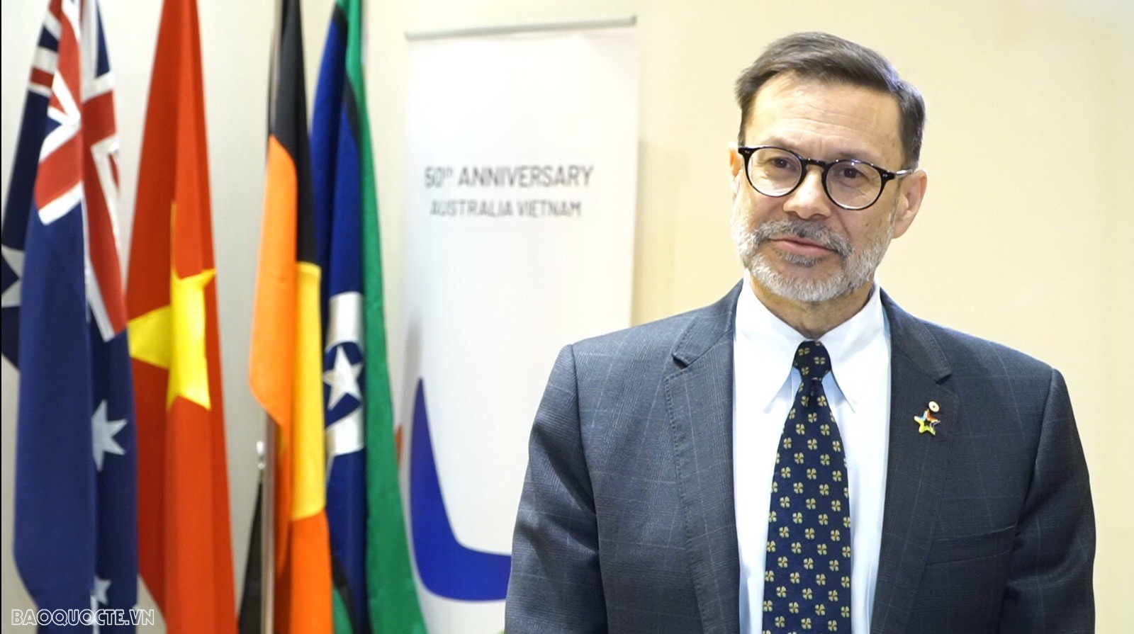 Đại sứ Australia tại Việt Nam Andrew Goledzinowski. (Ảnh: Việt Nguyễn)