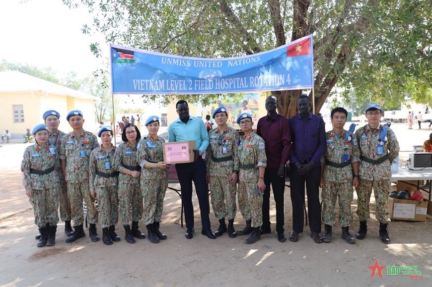 Vietnamese “blue beret” doctors marks their day in South Sudan