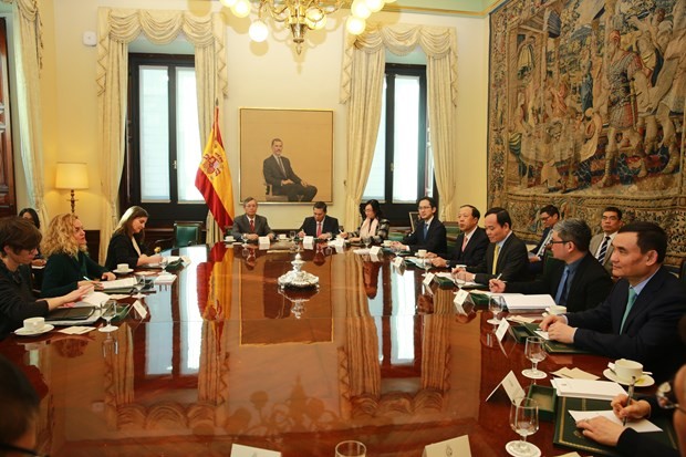 Deputy PM meets President of Congress of Deputies of Spain