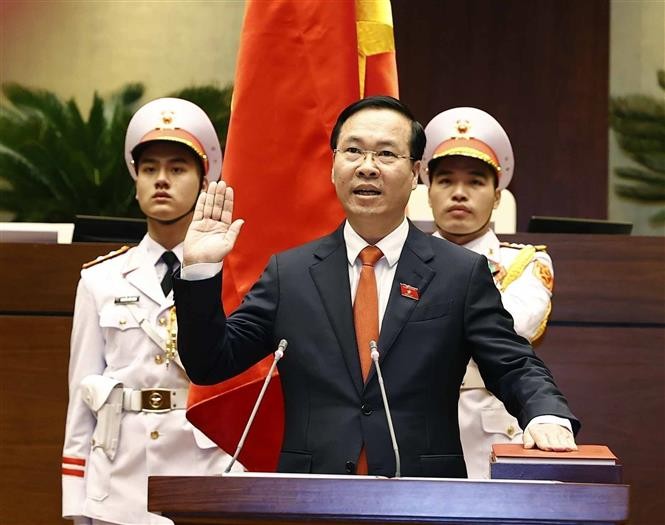 National Assembly elects Vo Van Thuong as President