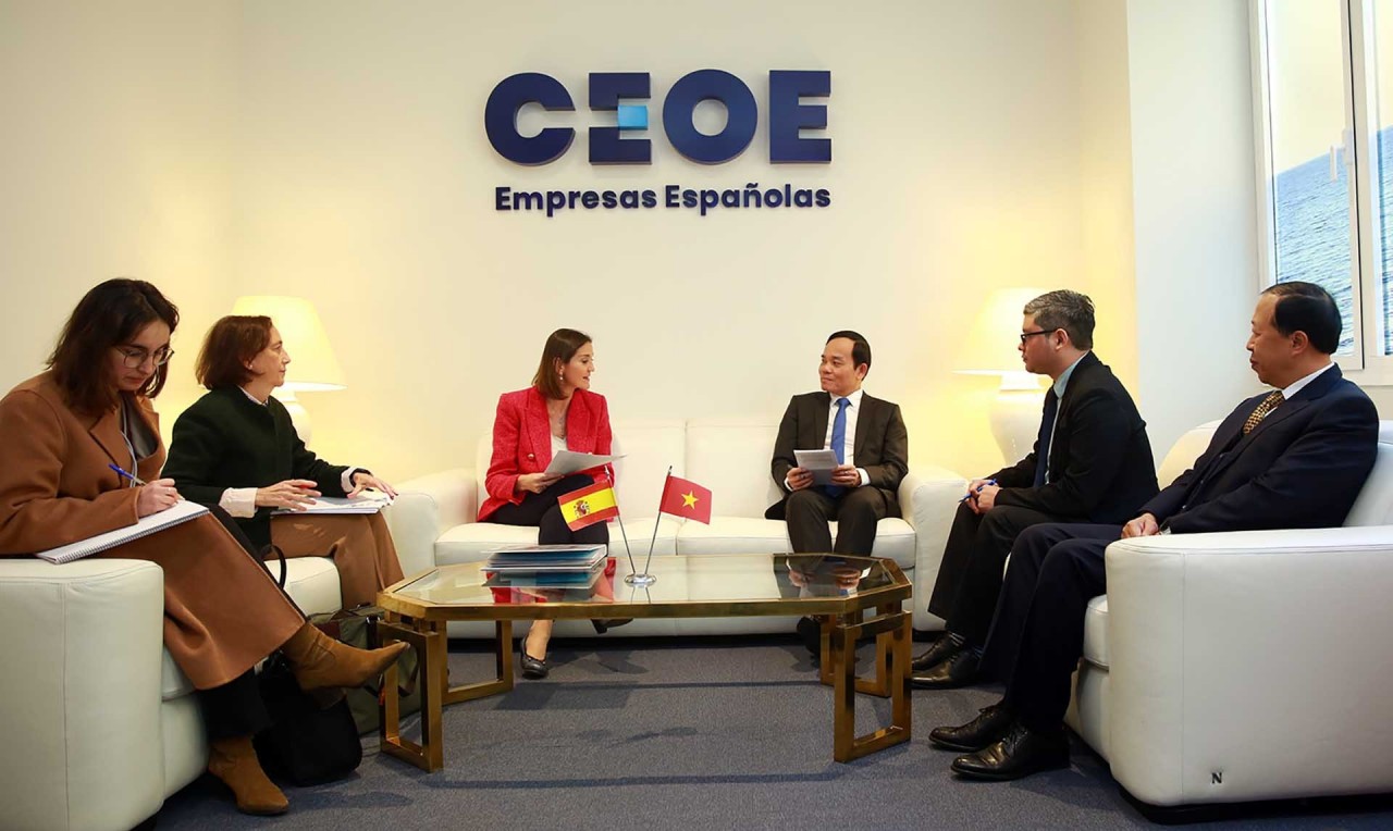 Deputy PM meets Spanish Minister, stepping up cooperation in various fields
