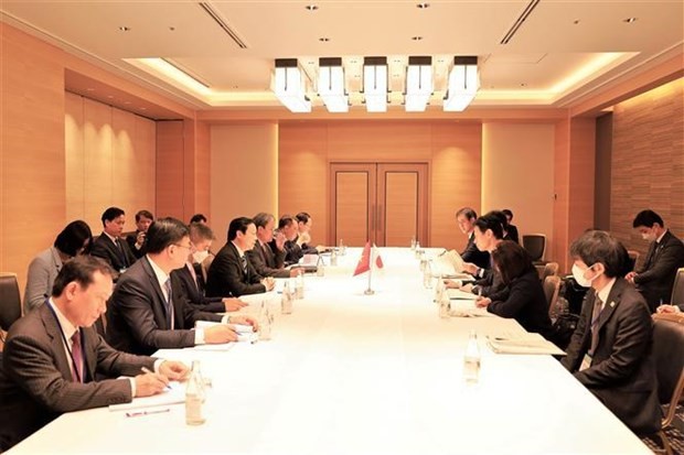 Deputy PM Tran Hong Ha meets Japanese parliamentarians, Minister in Tokyo
