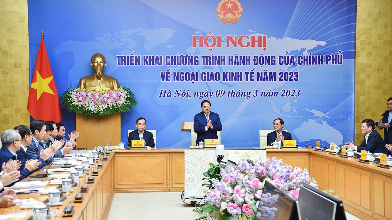 PM Pham Minh Chinh chaired conference to enhance economic diplomacy