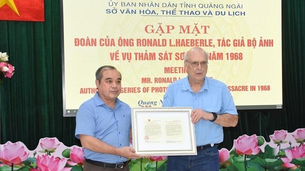 Agreement to use foreign photographer’s works on Son My massacre in Quang Ngai