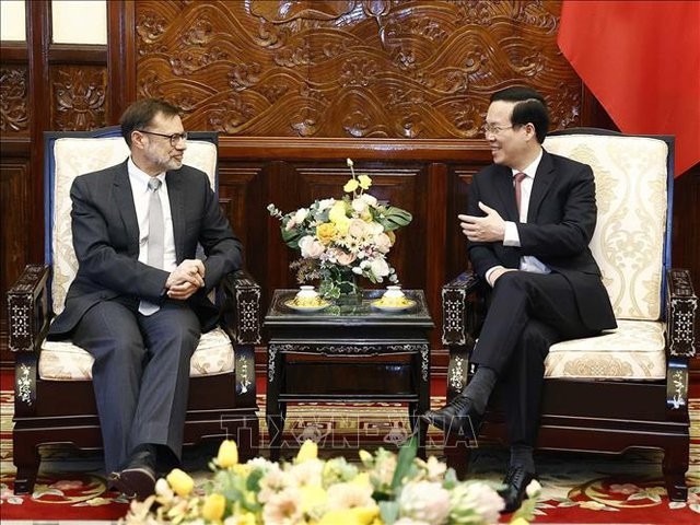 President Vo Van Thuong: Vietnam values strategic partnership with Australia. (Photo: VNA)