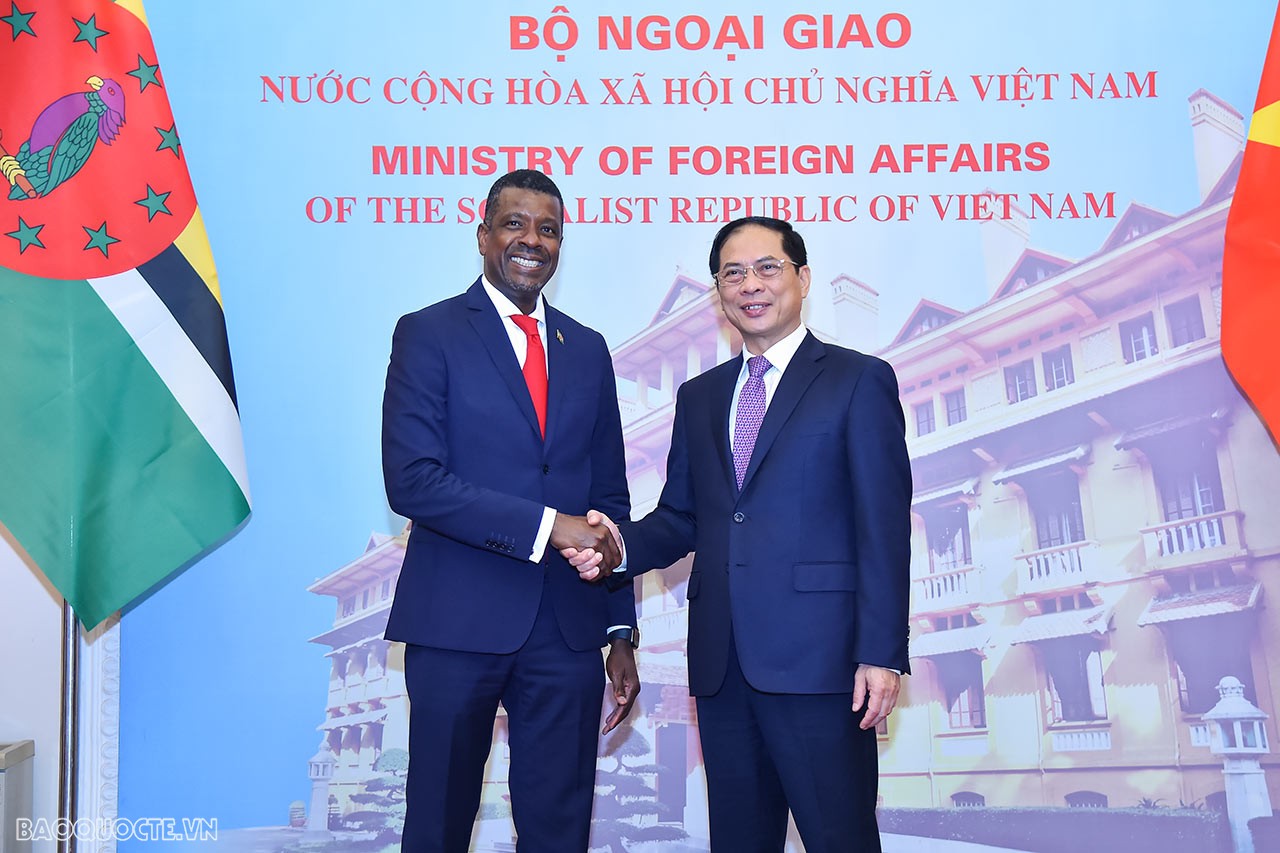 Vietnamese, Dominican foreign ministers hold talks