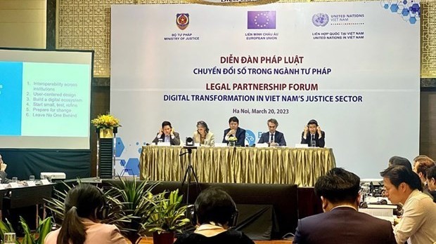 Legal Partnership Forum discusses digital transformation in justice sector