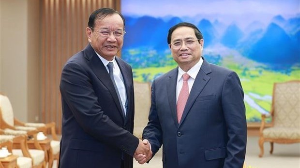 Prime Minister receives Cambodian Deputy PM, Foreign Minister Prak Sokhonn