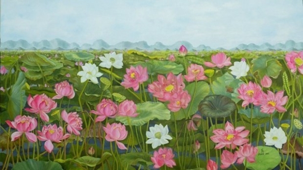 Painting Exhibition "Vietnamese lotus 2023" to open at Quan Su Pagoda