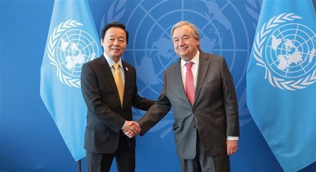 Deputy PM Tran Hong Ha holds bilateral meetings at UN 2023 Water Conference