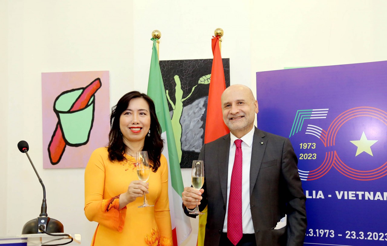 Ceremony marked 50th anniversary of Vietnam-Italy diplomatic ties