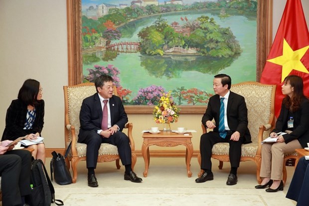 Deputy PM Tran Hong Ha receives outgoing Chief Representative of JICA