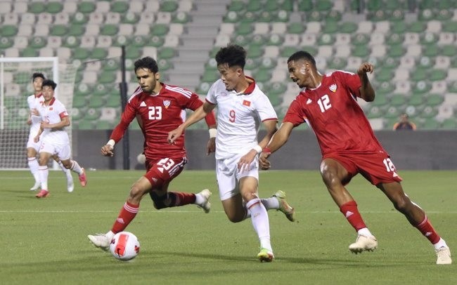 Vietnam’s U23 footballers ready for last match at Doha Cup against Kyrgyzstan, on March 29. (Source: Congly)