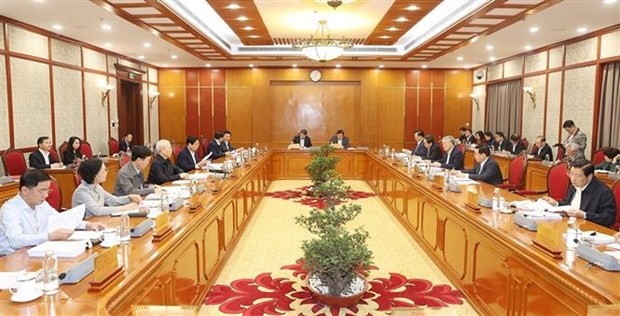General Secretary chaired a meeting to review 10-year implementation of resolution on social policies