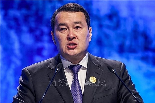Prime Minister of the Republic of Kazakhstan Alikhan Smailov (Photo: AFP/VNA)