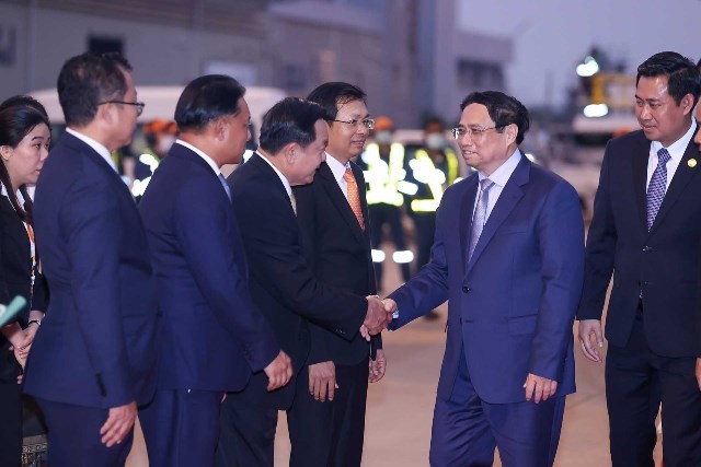 Prime Minister Pham Minh Chinh arrives in Laos for 4th MRC Summit Prime Minister Pham Minh Chinh arrives in Laos for 4th MRC Summit