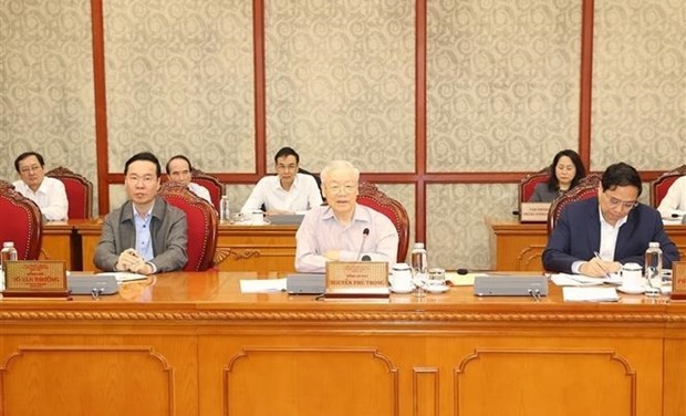 Party General Secretary chairs meeting of Politburo, Secretariat