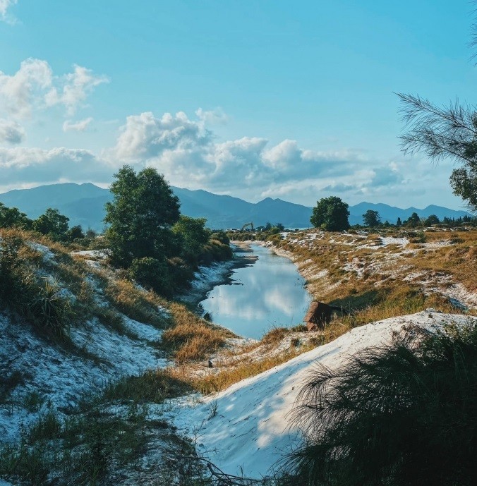 Enjoying summer holiday on Quan Lan island