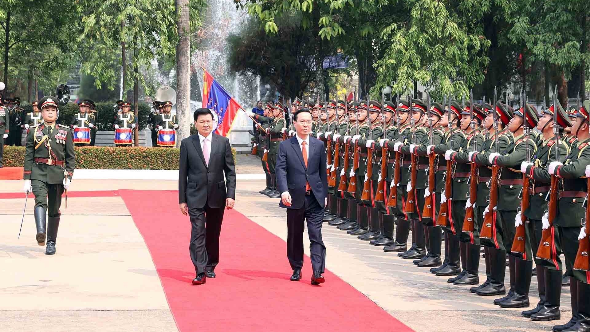 Lao media highlighed results of President Vo Van Thuong's official visit