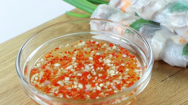 Smorgasbord of sauces in Vietnamese cuisine