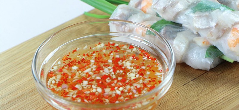 Smorgasbord of sauces in Vietnamese cuisine