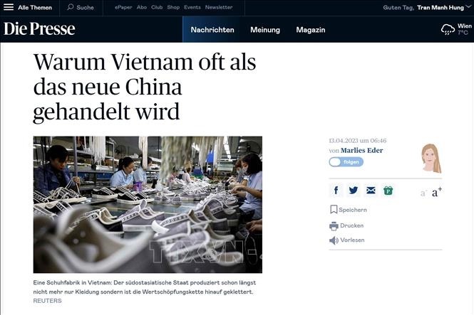 Vietnam attractive to foreign investors: Austrian newspaper. (Photo: VNA)