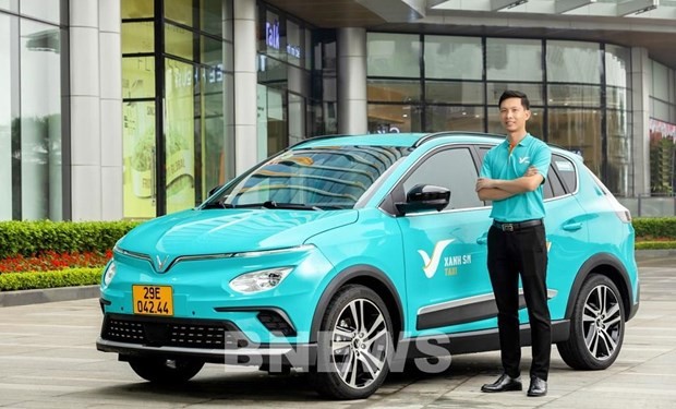 First electric taxi service launched in Hanoi