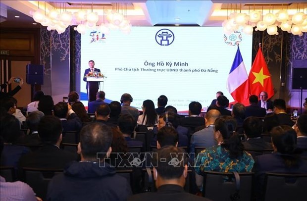 Permanent Vice Chairman of the Da Nang municipal People&rsquo;s Committee Ho Ky Minh speaks at the event (Photo: VNA)