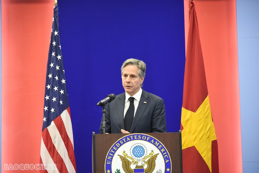Vietnam, US develop dynamic, effective ties: US Secretary of State Antony Blinken