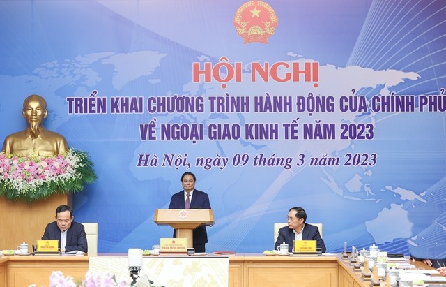Ambassador Nguyen Quoc Dung: Economic diplomacy should create more frameworks for Vietnam-US cooperation. (Source: VGP)