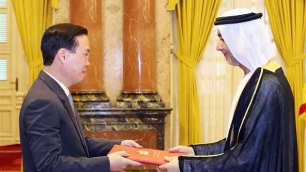 President Vo Van Thuong receives Ambassadors of UAE, Sri Lanka, Chile
