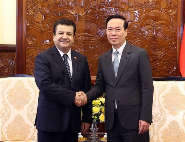 President Vo Van Thuong receives Ambassadors of UAE, Sri Lanka, Chile