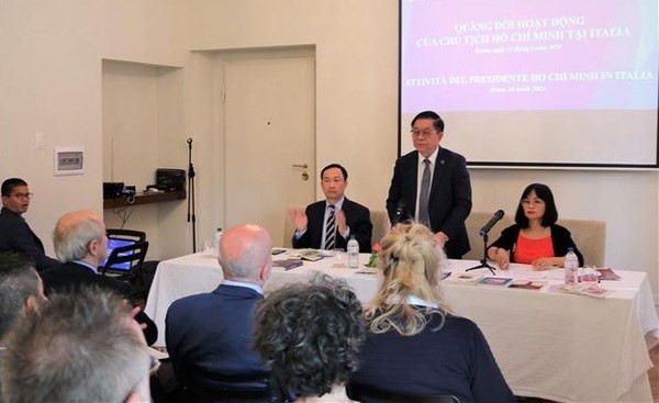 Conference highlights President Ho Chi Minh’s time in Italy. (Photo: VNA)