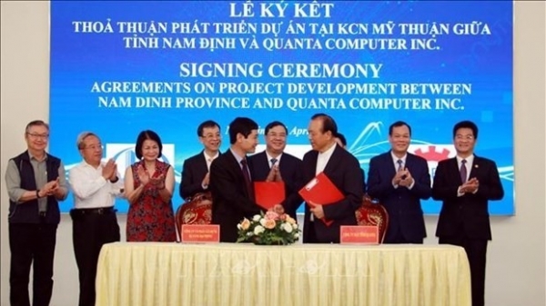 Quanta Group invests 120 million USD into computer manufacturing project in Nam Dinh