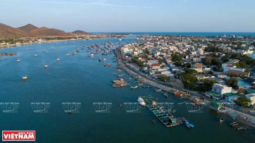 Spanning an area of about 1,200 ha, Nai lagoon is one of 12 major coastal lagoons of Vietnam. (Photo: VNA)