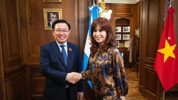 NA Chairman, Argentine President of Honourable Senate agree to boost cooperation in legislative affairs