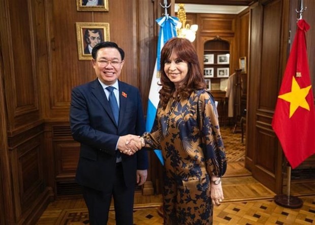 NA Chairman met Argentine counterpart to boost cooperation in legislative affairs