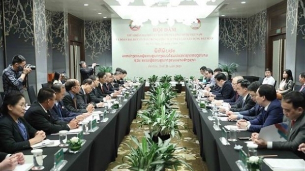 Vietnam Fatherland Front, Lao Front for National Construction augment cooperation